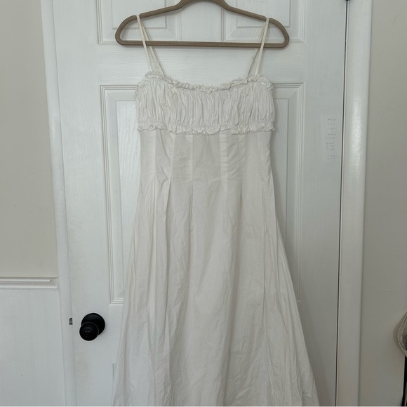 Anthropologie Sunday in Brooklyn White Corset Midi Dress - Picture 4 of 12